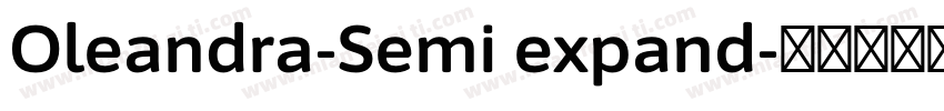 Oleandra-Semi expand字体转换